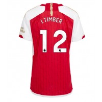 Billiga Arsenal Jurrien Timber #12 Hemma fotbollskläder Dam 2023-24 Kortärmad